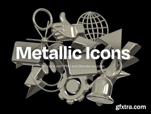 Metallic Icons Ui8.net