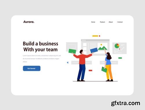 MANIK - Business strategy & Teamwork Illustration Pack Ui8.net