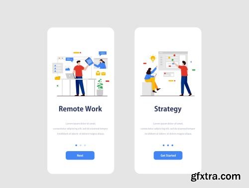 MANIK - Business strategy & Teamwork Illustration Pack Ui8.net