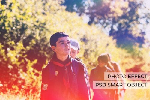 Premium PSD | Medium shot kids walking outdoors Premium PSD