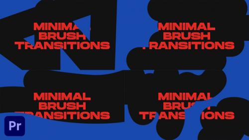 Videohive - Minimal Brush Transitions | Premiere Pro - 48046587 - 48046587