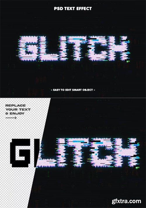 Electronic Glitch Sci-fi Text Effect