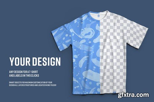 2 Mockups Oversize T-shirt A4FRYEY