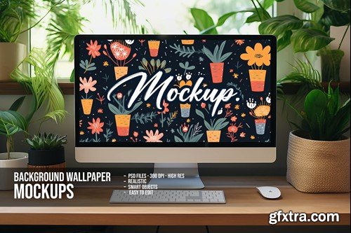 Background Wallpaper Screen Mockup KQNS2M4