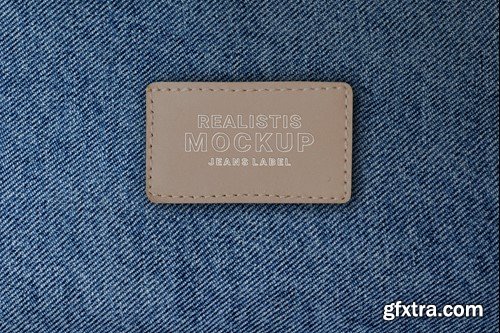 Jeans Label Tag Mockup ZYXRP8M