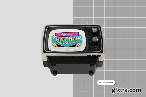 Vintage TV Mockup ZN22Y5T