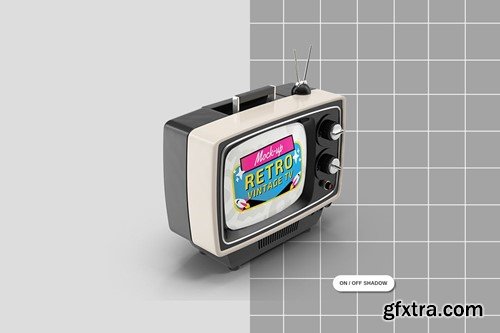 Vintage TV Mockup ZN22Y5T