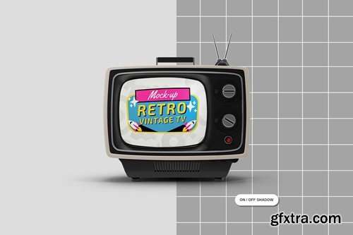 Vintage TV Mockup ZN22Y5T