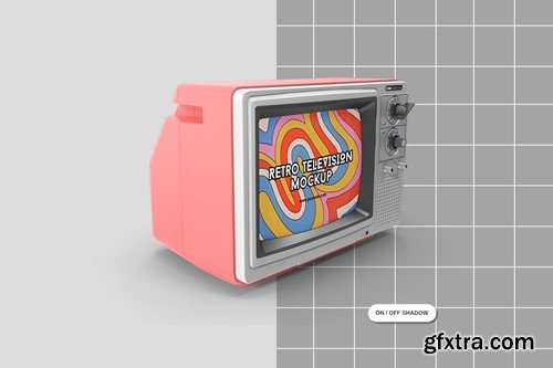 Retro TV Mockup E2QS5MY