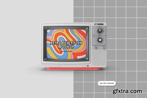 Retro TV Mockup E2QS5MY