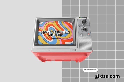 Retro TV Mockup E2QS5MY