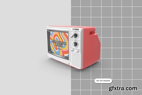 Retro TV Mockup E2QS5MY