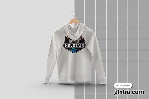 Female Hoodie Mockup QTKGUYG