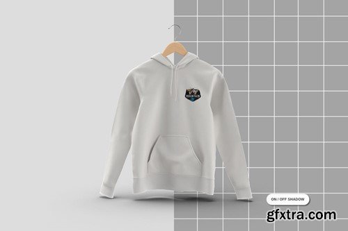 Female Hoodie Mockup QTKGUYG