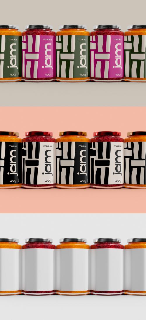 Jam Jars Packaging Mockup 646875837