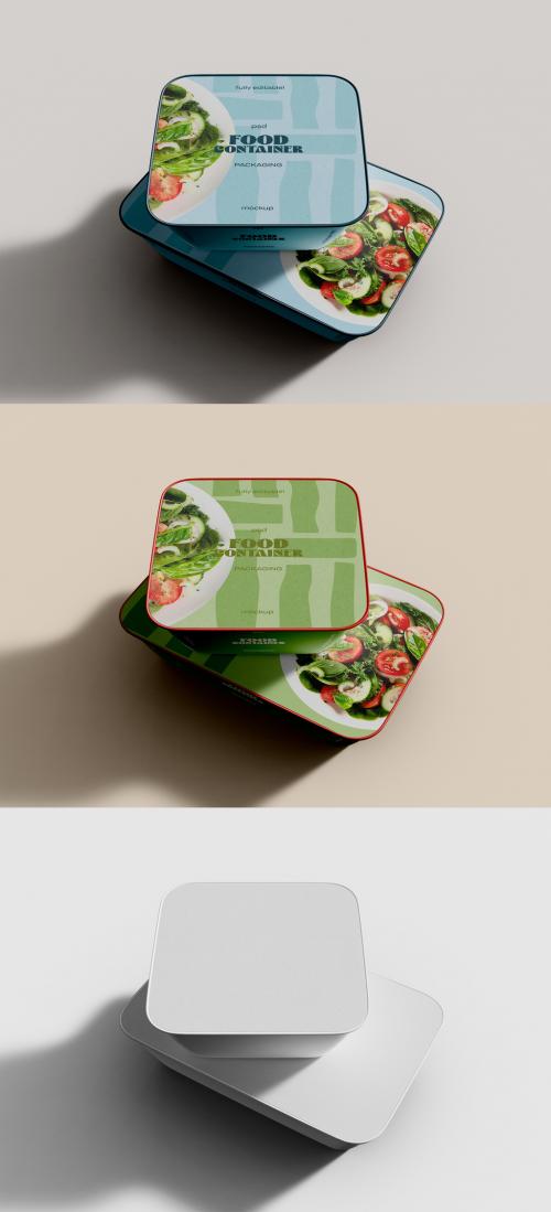 Stacked Food Container Mockup 646873931