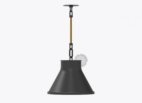 Premium PSD | Render of isolated 3d hanging lamp scene creator Premium PSD