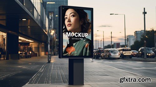 Cinematic Billboard Mockup Collection BH84DQT