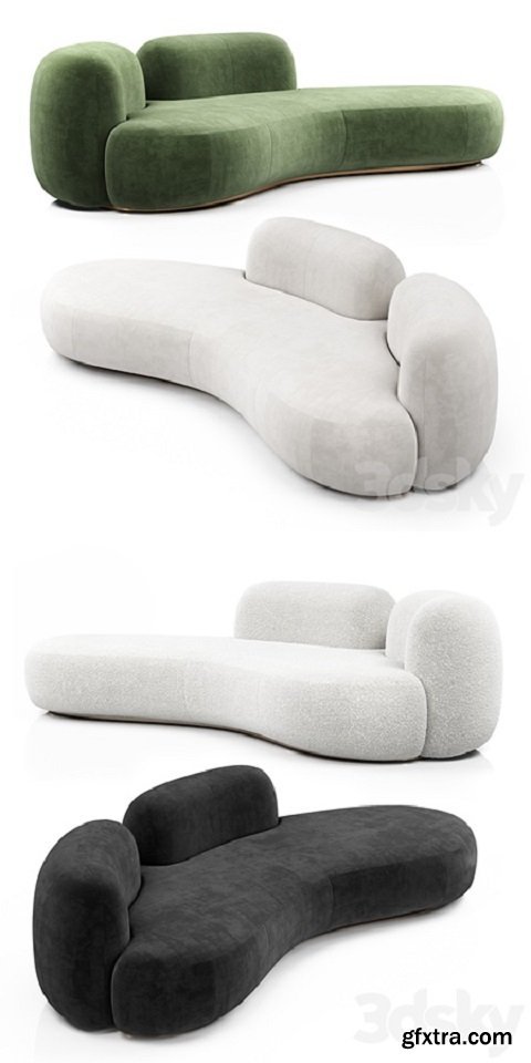 Tateyama XL Sofa 2 backs By Secolo