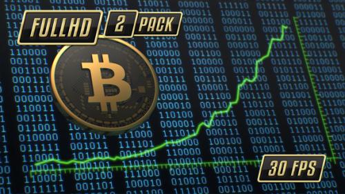 Videohive - Bitcoin Rise & Crash - 21185757 - 21185757