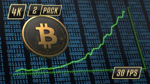 Videohive - Bitcoin Rise & Crash - 21185852 - 21185852