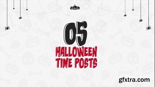 Videohive Halloween Time Posts 48300443