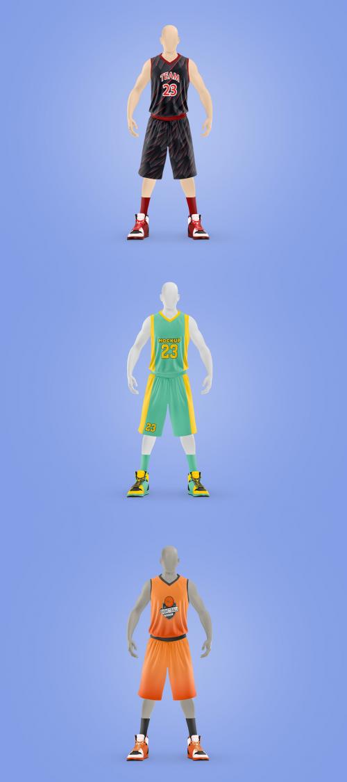 Basketball Player Mockup - Front View 646451907