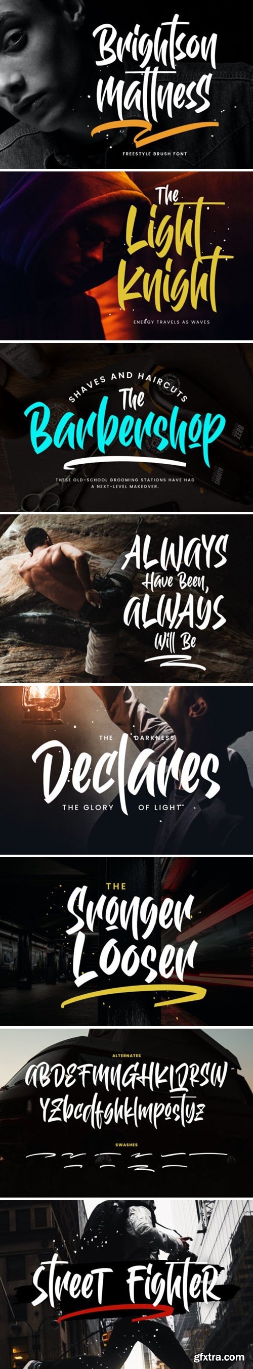 Brightson Mattness Font