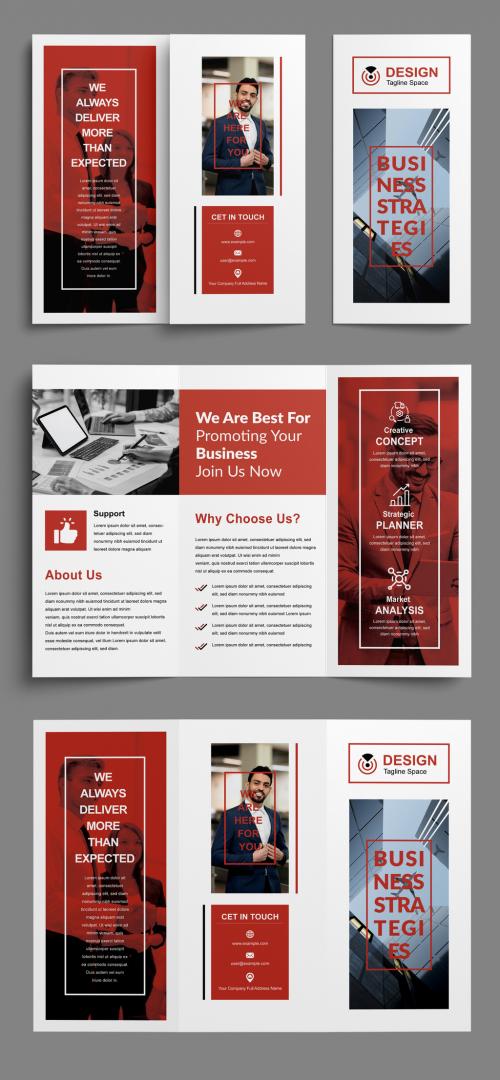 Business Trifold Brochure Design Template 650180698