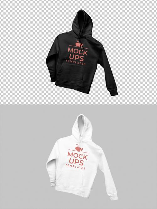 Mockup of hoodie with customizable color and background 649148161