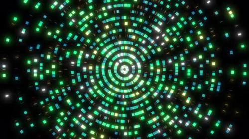 Videohive - Circle Disco Music Background. Vj Loop Animation Of Disco Dancing Background, Party Dj Disco Bg, Dis - 48028845 - 48028845