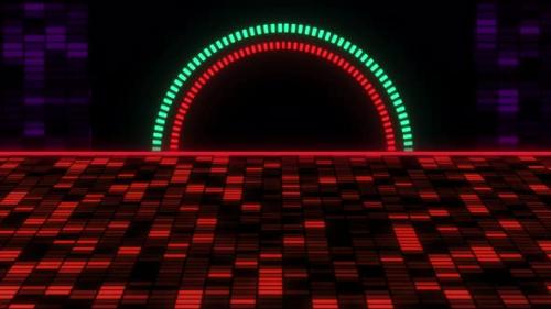 Videohive - Disco Music Background. Vj Loop Animation Of Disco Dancing Background, Party Dj Disco Bg, Disco - 48028850 - 48028850