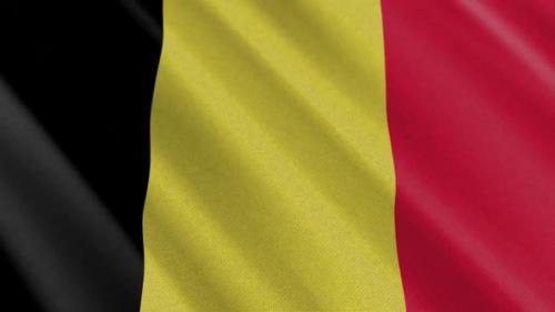 Videohive - Belgium Flag Animation - 48029030 - 48029030