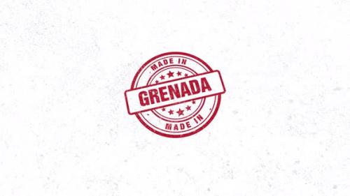 Videohive - Made In Grenada Rubber Stamp - 48046370 - 48046370