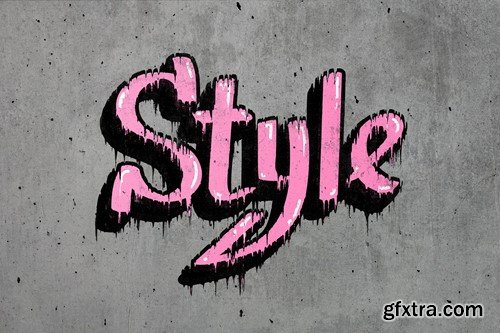 Bold Graffiti Text & Logo Effect FYST8WB