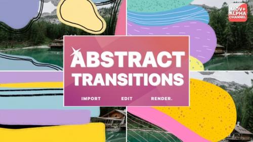 Videohive - Abstract Colorful Seamless Transitions | Motion Graphics - 48046611 - 48046611