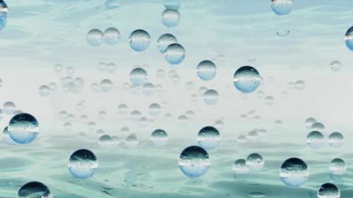 Videohive - Airdrop On Ripples Pond Waves 02 HD - 48047026 - 48047026