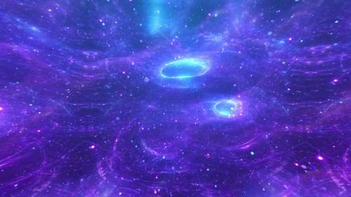 Videohive - Small Magellanic Cloud Galaxy Exploration - 4K Deep Space Travel with NASA Elements - 48047122 - 48047122