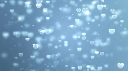 Videohive - Clean Bubble Heart Abstract Background - 48047521 - 48047521