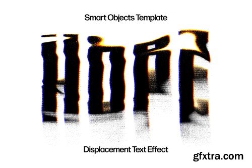 Liquid Displacement Glitch Text Effect ZUW2T52