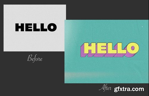 Hello Editable Text Effect WMJUZE3