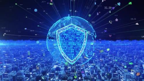 Videohive - Cyber Security And Data Protection Shield - 48049828 - 48049828