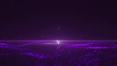 Videohive - Purple Particular Background - 48053607 - 48053607