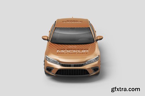 Modern Sedan Car Mockup Set KQJAETL