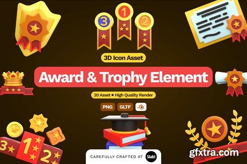 3D Award & Trophy Element XYZXULV