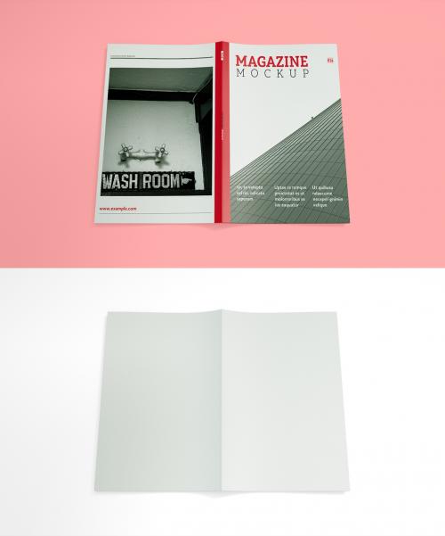 Flipped Magazine Mockup 648214802