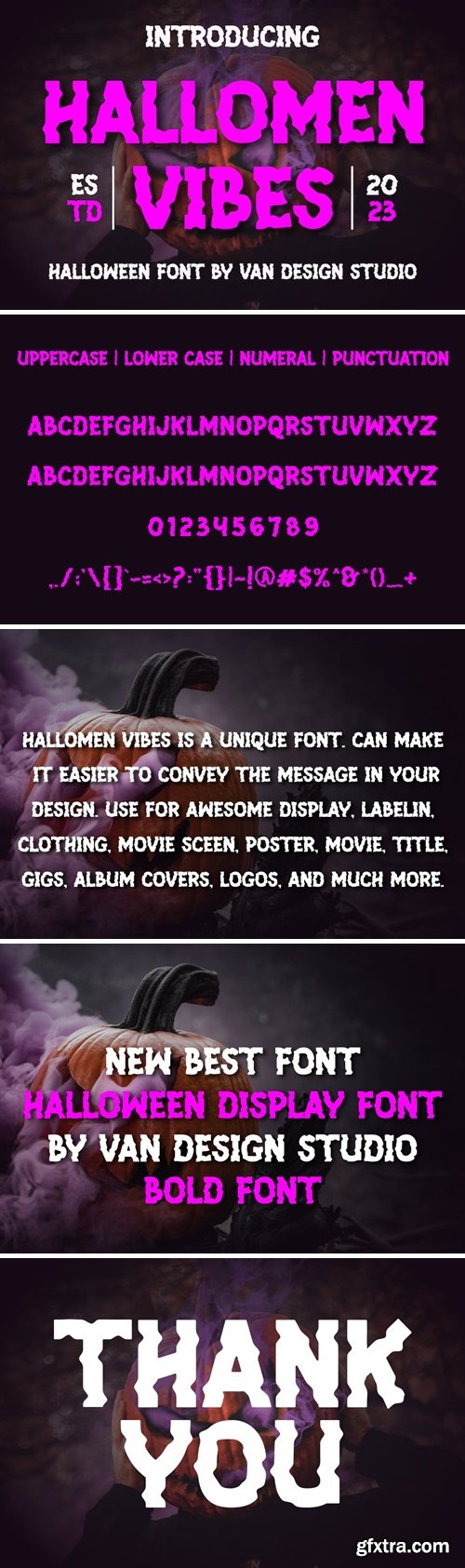 HALLOMEN VIBES - Halloween Font