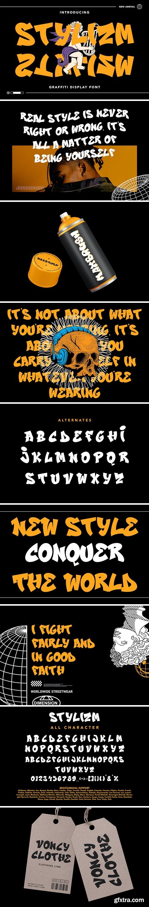 Stylizm - Graffiti Display Font