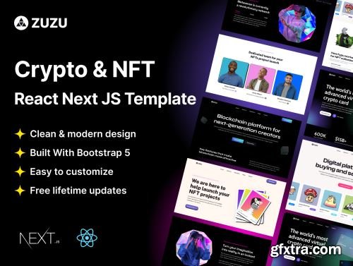 Zuzu - Landing Page Next Js Template Ui8.net