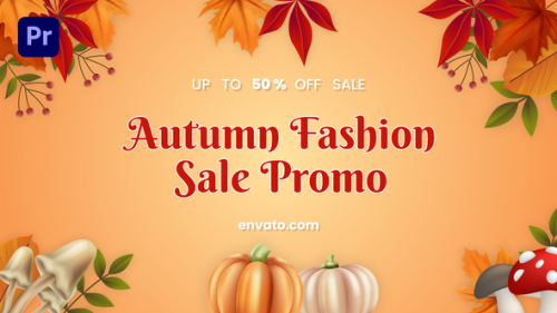 Videohive - Autumn Fashion Promo (MOGRT) - 48124293 - 48124293